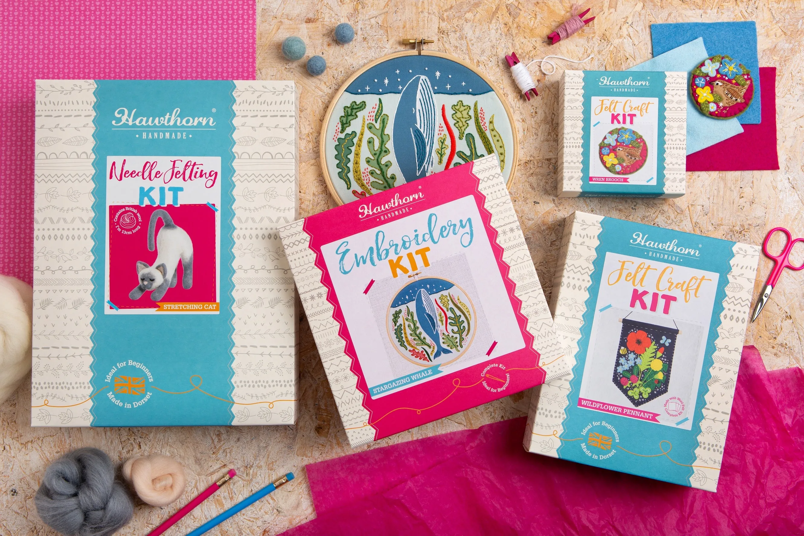 Wildflower Pennant Felt Craft Kit